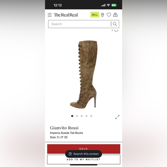 Gianvito Rossi Imperia Suede Tall Boots